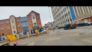 Cycle Tour of Leicester City 2024  From Umrah Supermarket to City Center of Leicester [upl. by Einnim]