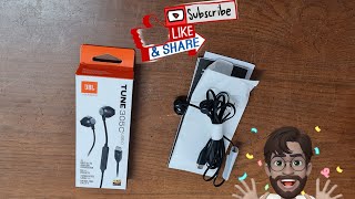 JBL Tune 305C Earphones Unboxing [upl. by Eresed]