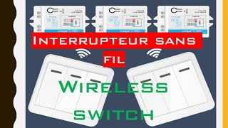 Interrupteur électrique sans fil Moderne  Modern Wireless Electrical Switch [upl. by Azila16]