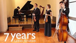 Lukas Graham  7 Years Piano  Trio strings cover  Cristian Labelli [upl. by Gaylor]