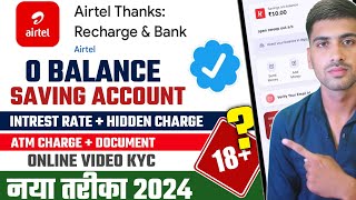 airtel payment bank account open 2024  airtel payment bank kaise banaen  saving account khole [upl. by Guenevere]