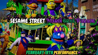 Sesame Street Mardi Gras Parade Opening Performance Sunday February 18th 2024 4K [upl. by Fakieh]