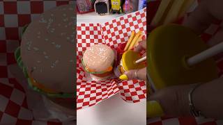 Slime Baking KitCheese Burger amp Fries slime asmr [upl. by Eelitan544]