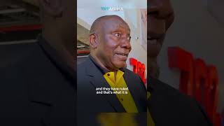 South Africas Ramaphosa Speaks On Zumas Disqualification trtafrika news fypシ southafrica [upl. by Tarra380]