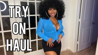 4K Transparent Clothes Try on Haul with Bombshell Aura [upl. by Eedebez]