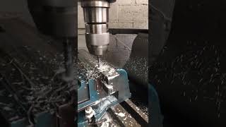 PRECISION DRILLING ON A MANUAL MILLING MACHINE DRILLING MANIFOLD PART  WORKSHOP JOB [upl. by Adnawyek]