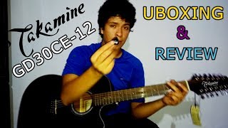 Takamine GD30CE12 UNBOXING [upl. by Oruntha]