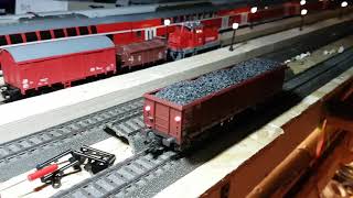 Modelleisenbahn 7 Led Wagenbeleuchtung selbstbau flackerfrei und Bahnsteiglicht [upl. by Inanak]