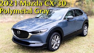 2021 Mazda CX30 Premium in Polymetal Gray Exterior in Enterprise Alabama [upl. by Heim640]