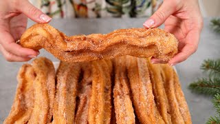 🎄 Selbstgemachte Churros wie auf dem Weihnachtsmarkt 🎄 Rezept für Zuhause [upl. by Atsilac]