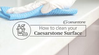 How to Clean Your Caesarstone [upl. by Ennoval130]