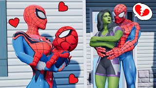 Hulk x Spider Man Bad or Good Love in Granny House  Funny Horror Animation [upl. by Nibot]