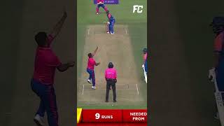 ICYMIStuart Binny almost took India over the finish line in a last over thriller against the UAE😱 [upl. by Lachish]