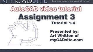 Basic AutoCAD Exercise  Relative and Polar input [upl. by Jola]