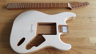 Warmoth 78 Strat Build in 78 minutes [upl. by Xanthus]