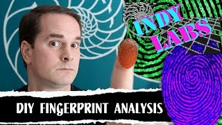 DIY Fingerprint Analysis  Indy Labs 33 At Home DIY Science [upl. by Samella]