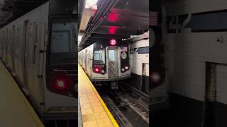 NYC Subway R160B Siemens E Train Leaving 42nd Street [upl. by Zakaria]