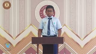 Naisham Ibrahim Rasheed  Grade 5  Busthaanu Vaahaka Dhekkun [upl. by Liuqnoj]