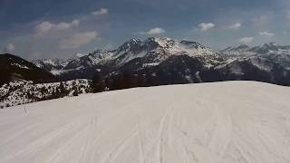 Zauchensee  Piste 11 Tauernkarlift Abfahrt [upl. by Lippold]