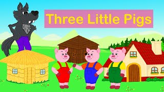 Three Little Pigs  Moral Story  Bedtime Stories  Itsy Bitsy Toons  English Stories [upl. by Rosaline]