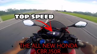 THE ALL NEW CBR150R REVIEW TOP SPEED AND FRIENDLY GUAGE VS SNIPER 150 AND SNIPER 155 [upl. by Retswerb]