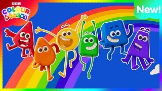 Rainbows in Colourland  Kids Learn Colours  colourblocks [upl. by Blunk952]