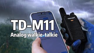 TIDRADIO TDM11 Ultralight and portable easy to program outdoors [upl. by Aihsined]