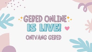 LIVE GEBED voor 2025  bid en luister jij mee 💖 dag 1 [upl. by Noevad]