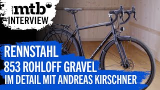 Rennstahl 853 Rohloff Speedster Gates Carbondrive  Get Fast 2023  Interview mit der World of MTB [upl. by Elhsa]