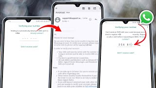 How to Fix WhatsApp Verification Code Not Received Problem 2024 [upl. by Ycnan]