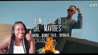 Dr MaVibes Umlilo ft Brvdley Snymaan Manny Yack amp Blaq Diamondreaction video [upl. by Oleusnoc]