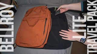 Bellroy Lite Travel Pack 30L vs 38L  Hands on [upl. by Ahseinar373]