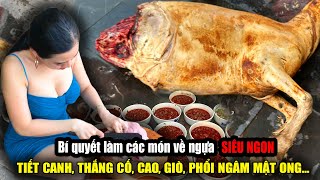 Bí quyết làm các món về NGỰA TƯƠI siêu ngon giữa Thủ đô Hà Nội  Viet Nam Food [upl. by Retsof912]