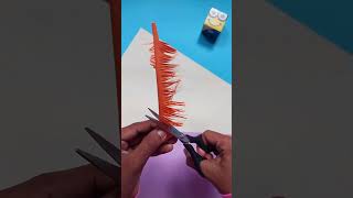 How to Make a Paper Feather  Easy DIY Feather Craft Tutorial [upl. by Eehsar]