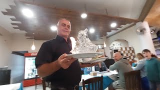 Greece Zante Kalamaki Food Review at a taverna What did we order food foodie review foodlover [upl. by Pesvoh259]