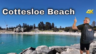 Perth City  Cottesloe Beach  Perth  Australia 4K Walking Tour [upl. by Adekahs646]