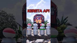 ISRAEL VS PALESTINA VS INDONESIA VS AMERIKA VERSI KERETA API shorts keretaapi viralvideo [upl. by Liagabba]