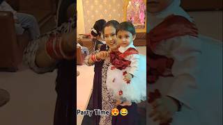 LIRISHA CHOUDHARY PARTY TIME  FAMILY LOVE TRENDING viral video youtube cute reels  shorts [upl. by Tommie]