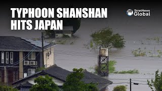 Deaths Devastation As Typhoon Shanshan Makes Landfall In Japan [upl. by Adnerak]