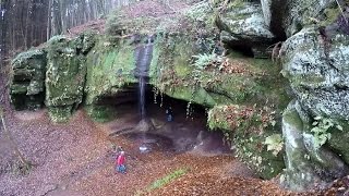 Wanderung Felsenweg Rodalben  Teil 1 Von der Bärenhöhle über Horbergfelsen bis zum Kanzelfels [upl. by Michaella981]