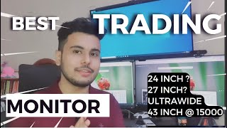 Best Monitor for Intraday Trading  24  27 Inch  43 inch Ultrawide Monitor under 15k [upl. by Lenahc]