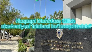 Bosh Prokuratura huzuridagi “Huquqni Muhofaza Qilish” akademiyasiga kirish tartibi [upl. by Ramsa]