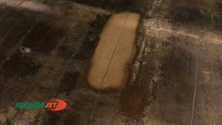 Sponge Blasting Hardwood Floor [upl. by Aihsele]