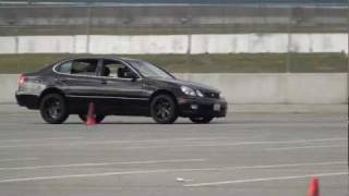 1999 Lexus GS400 Speed Ventures Autocross [upl. by Ainotna]