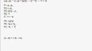 Tutorías de Logica  Validez por reglas de inferencia [upl. by Aspasia]