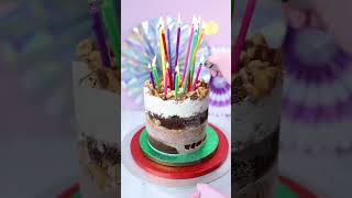 How to frost a cake  easy cake recipe  Cake decorating for beginners  cakeideas cakedecorating [upl. by Nytsyrk412]