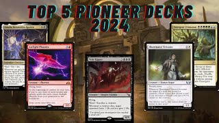 Top 5 Pioneer Decks for the 2024 RCQ Season [upl. by Aliahs]