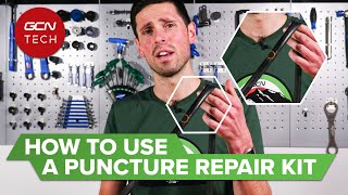 How To Use A Puncture Repair Kit To Fix Your Inner Tubes  GCN Tech Monday Maintenance [upl. by Tnemelc]