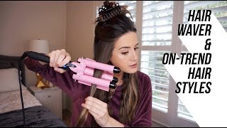 Using a Hair Waver for OnTrend Hairstyles [upl. by Francisca899]