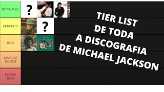 LIVE QUINZENAL 02  AVALIANDO A DISCOGRAFIA DE MICHAEL JACKSON TIER LIST [upl. by Aneetsyrk725]